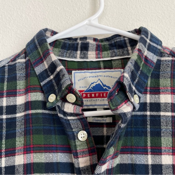 Penfield Button Down Long Sleeve Flannel Shirt - Picture 4 of 7